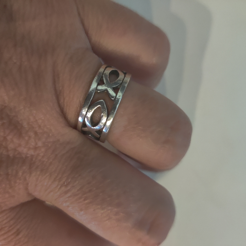 James Avery Christian Fish Ichthus Ring